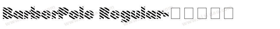 BarberPole Regular字体转换